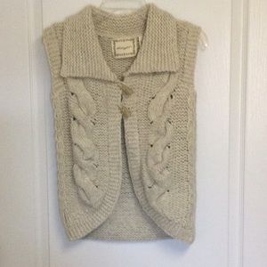 Kanji Lambswool/Angora Rabbit Hair Vest